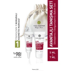 Yves Rocher Sıkılaştırıcı,Dolgunlaştırıcı Bitkisel Kolajen ve Hyaluronik Bakım/Lift Pro Collagene Tanışma Seti