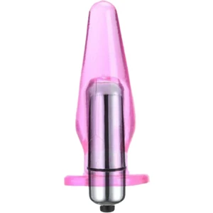 Pembe Tilki Şeffaf Silikon Anal Vibratör Rose