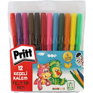 Keçeli Boya Kalemi 12 Renk