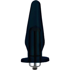 Pembe Tilki Şeffaf Silikon Anal Vibratör Siyah