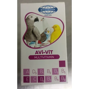 Avi Vit Kafes Kuşları Için Toz Multivitamin 50Gr