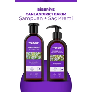 Biberiye Canlandırıcı Bakım Şampuanı 300 ml + Saç Kremi 300 ml