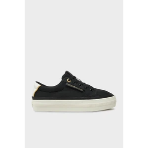 Tommy Hilfiger Pamuklu Platform Taban Sneaker Ayakkabı Bayan Ayakkabı FW0FW08323 Bds