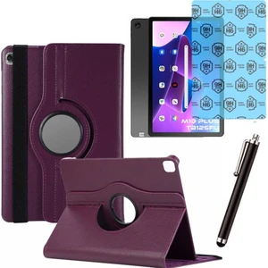 Lenovo Tab M10 Plus Tb 125FU 3 Nesil Uyumlu Kılıf Ekran Koruyucu ve Kalem Set