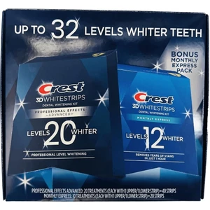 3D Whitestrips Bonus Mounthly Express Pack Diş Beyazlatma Bandı Seti