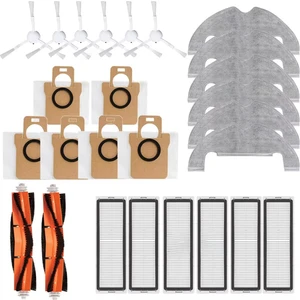 Mi Robot Vacuum X10/ D10PLUS Aksesuarları Ana Silindir Fırça Filtre Temizleme Paspas Pedleri Paspas Bezleri (Yurt Dışından)