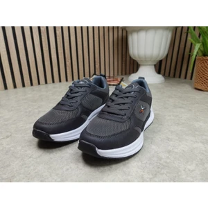 Günlük Fileli Nefes Alabilen Erkek Sneaker Bağcıklı Kalın Taban Hafif Rahat Yürüyüş Koşu Spor Ayakkabısı 8011