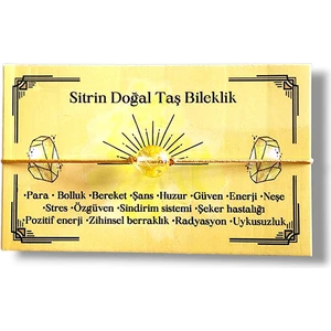 Sitrin Doğal Taş Bileklik