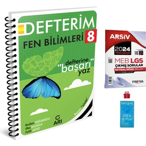 Arı Yayıncılık 8. Sınıf Fen Bilimleri Defterim - MEB LGS Çıkmış Sorular