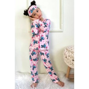 Stitch Kız Çocuk Pijama Takımı