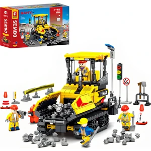 Sembo Block Sany Lisanslı SSP130C-8 Asfalt Dökme Aracı 534 Parça Yapı Blokları  (712020)