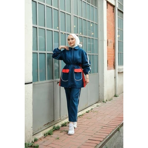 MİMİ LUXURY WEAR Tesettür Eşofman Takımı Fermuarlı Ikili Takımı 450