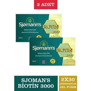 Biotin Çiğnenebilir Jel 30 Tablet 2 Adet