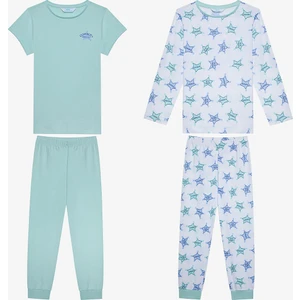 Pamuklu Erkek Çocuk Rodeo Club 2li Çok Renkli Pamuklu Pijama Takımı