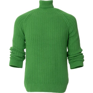 Rtd&vld Erkek Tam Balıkçı Triko Kazak Çimenyeşil