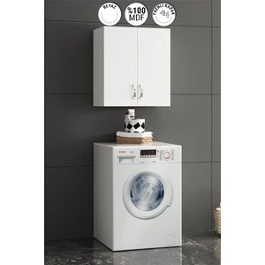 Çamaşır Makinesi Üst Dolabı Komple Mdf 70*60 cm
