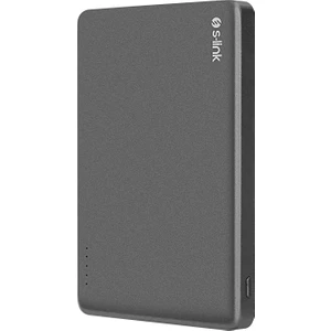 MG105 5000MAH PD20W Magsafe 15W Kablosuz Type-C Gri Taşınabilir Metal Şarj Cihazı Powerbank