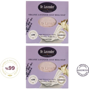 Dr. Lavender Doğal Bitkisel Lavanta Yağlı ve Keçi Sütlü Sabun 100 gr 2 Adet