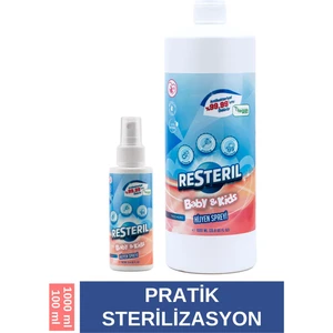 Çocuk Dezenfektan Puset Temizleyici Bebek ve Çocuk Odası Temizleyici Bebek Hijyen Spreyi Set