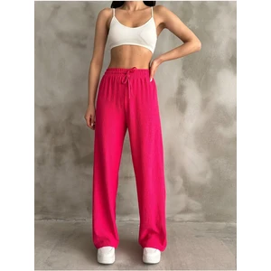 Kadın Beli Lastikli Palazzo Pantolon