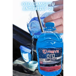 4 Mevsim Antifrizli Şampuanlı Oto Cam Suyu 5lt -25C°