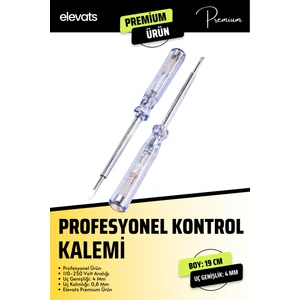 Premium Profesyonel Elektrik Kontrol Kalemi