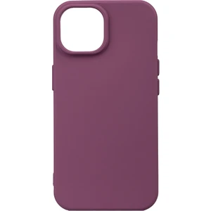 Case 4u Apple iPhone 15 Plus Kılıf Mat Renkli Yumuşak Kalın Sağlam Silikon Kılıf Biye Mor