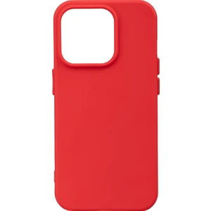 Case 4u Apple iPhone 15 Pro Max Kılıf Mat Renkli Yumuşak Kalın Sağlam Silikon Kılıf Biye Kırmızı