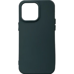 Case 4u Apple iPhone 15 Pro Max Kılıf Mat Renkli Yumuşak Kalın Sağlam Silikon Kılıf Biye Haki