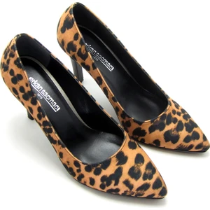 Gowa Leopar Desenli Stiletto