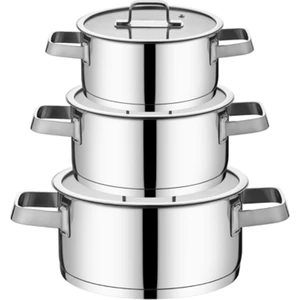 1124 Premium 6 Parça Silindir Tencere 18-20-22 cm