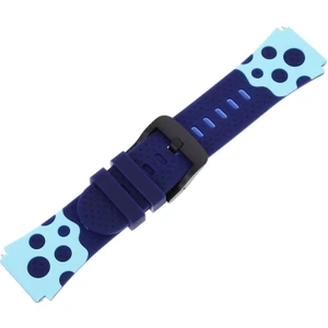 20MM Akıllı Çocuk Saatleri ile Uyumlu Çift Renk Şık Silikon Kordon Kayış - FC891