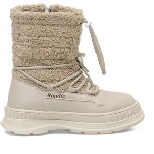 META 4PR Krem Kız Çocuk Kar Botu