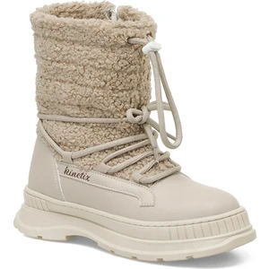 Meta 4pr Bej Kız Çocuk Kar Botu