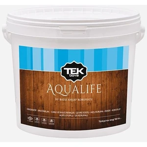 Tek Boya Aqualıfe Su Bazlı Ahşap Koruyucu Kızıl 2,5 Lt
