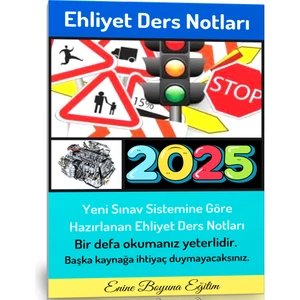 Enine Boyuna Eğitim Ehliyet Ders Notları