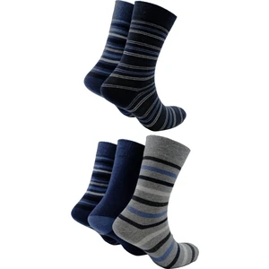 Erkek Geri Dönüştürülmüş Pamuklu Çorap, 5'li Paket (Beden 41-46)