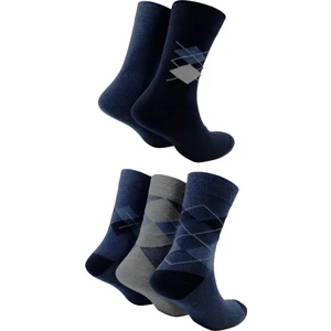 Erkek Geri Dönüştürülmüş Pamuklu Çorap, 5'li Paket (Beden 41-46)