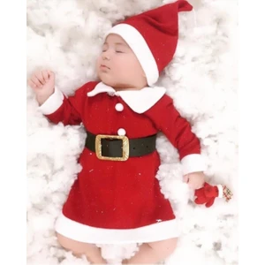 Mdoavals Yılbaşı Noel Baba & Noel Anne Elbise Çocuk Kardeş Kombin Kostüm