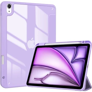 Apple ipad Air 4.5.nesil 10.9 Inç Kılıf Yatay Standlı Uyku Modlu Soft Renkli Kılıf-Kalem Şarja Uygun