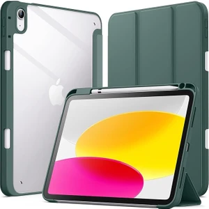 Apple ipad Air 6.nesil 11 Inç M2 2024 Kılıf Yatay Standlı Uyku Modlu Soft Renkli Kılıf-Kalem Şarja Uygun