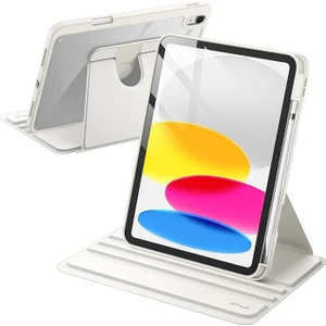 Apple ipad Air 4. 5.nesil 10.9 Inç Kılıf 360 Derece Döner Başlıklı Yatay ve Dikey Standlı Kılıf-Kalem Şarja Uygun