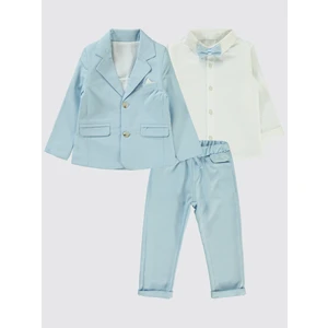 Erkek Çocuk 4'lü Takım 2-5 Yaş Mavi