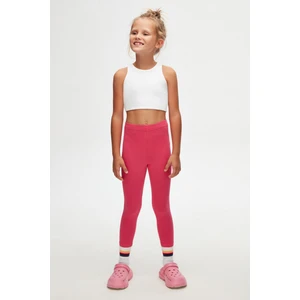 Fuşya Basic Kız Çocuk Yazlık Tayt