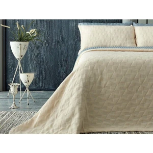Doqu Home Arya Çift Kişilik Yatak Örtüsü - Vizon