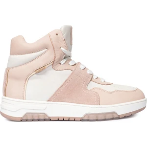 Kadın Beyaz Pudra Deri Sneaker Bot 3K2SB33020