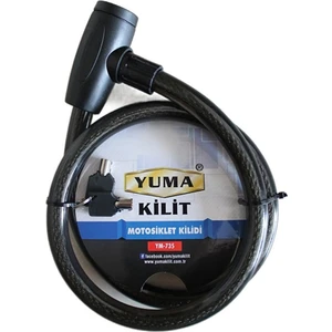 Yuma YM-735 120 cm 20 mm Motorsiklet Kilidi