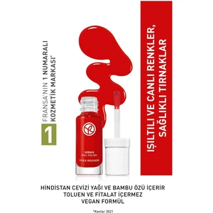 Yves Rocher Go Green Oje-5 ml-22. Açık Kırmızı