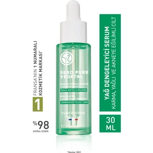Yves Rocher Çinko&Salisilik Asit,Antioksidan,Yağ Dengeleyici Serum-SeboPureVegetal BitkiselArındırıcı Bakım-30ml