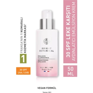 Yves Rocher Leke Ve Kırışık Karşıtı Bitkisel Bakım Bright Botanical - E Vitamini - 30 Spf Emülsiyon Krem-50 ml